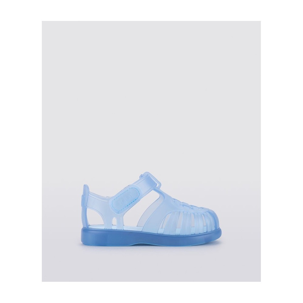 Cangrejeras y chanclas niña IGOR S10233-032 SANDALIA AGUA VELCRO CELESTE 19101 XLV