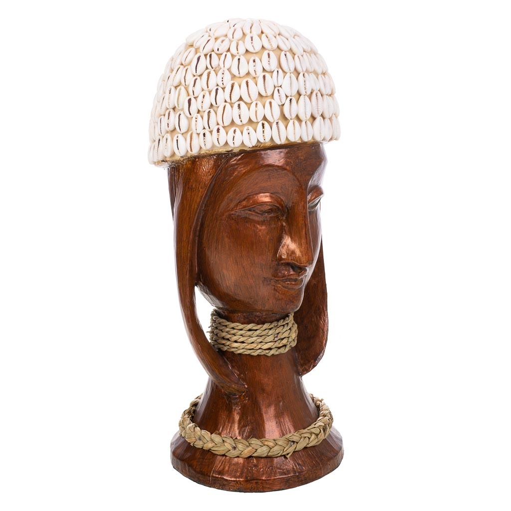 Wonderlust Deco - Figura cabeza 16x17,5x40 Multicolor 16x17,5x40h cm