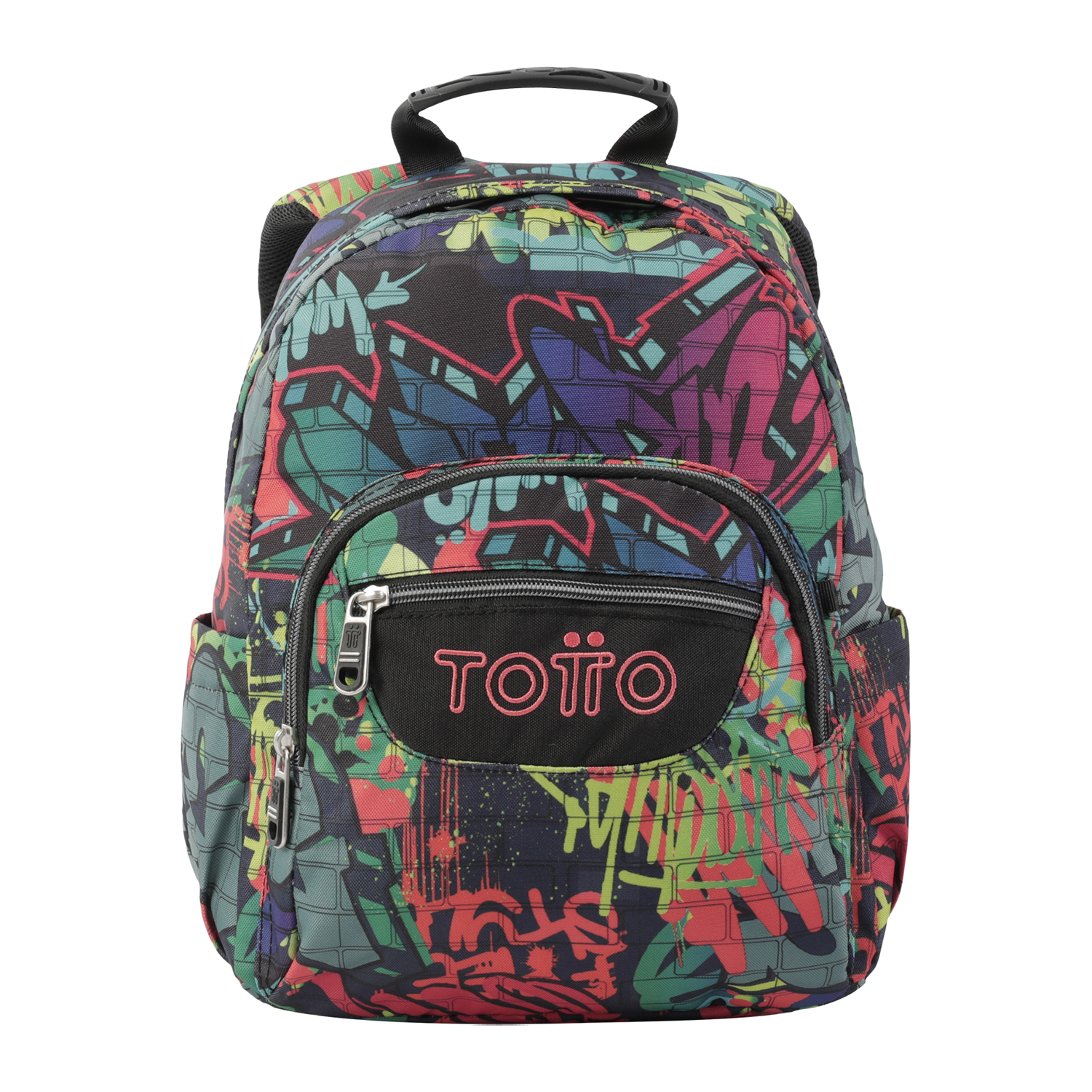 Totto Mochila escolar Tempera Material: Poliéster reciclado 27 x 36.5 x 12 cm