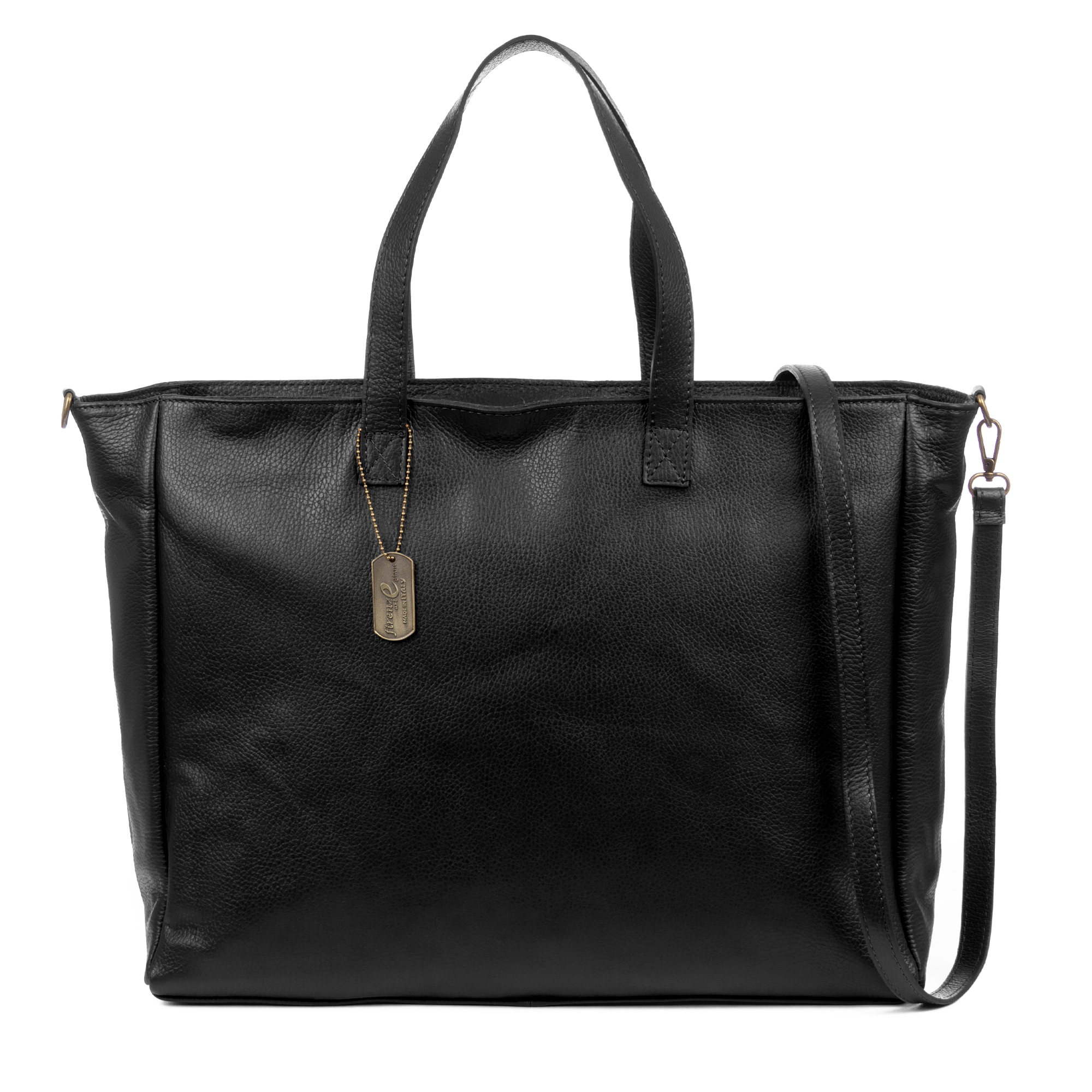FIRENZE ARTEGIANI Balsorano bolso shopper mujer oversize. Piel auténtica Dollaro. Fabricado en Italia 56x13,5x35 Cm.