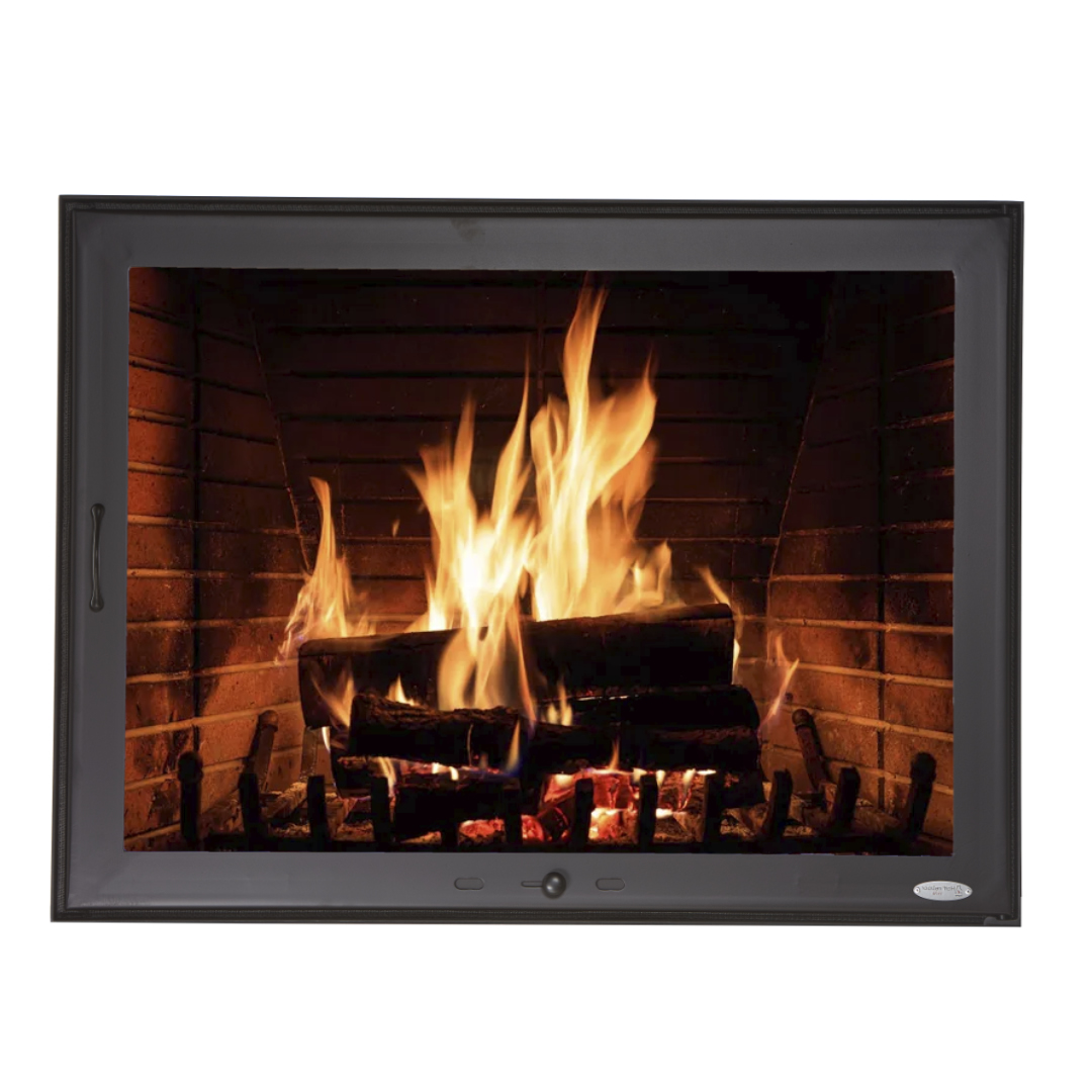 Puerta de para chimenea SIN OBRAS de fácil instalación HotFireDoor