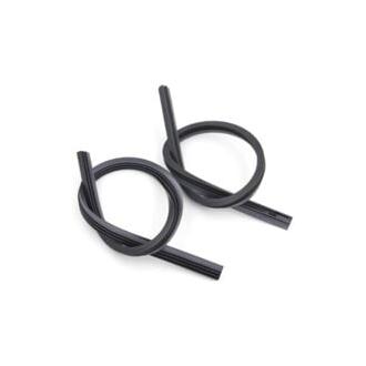 CA Sollbry - 2 tiras de goma para limpiaparabrisas, sin hueso, recortables, universales, accesorios de limpieza para coche