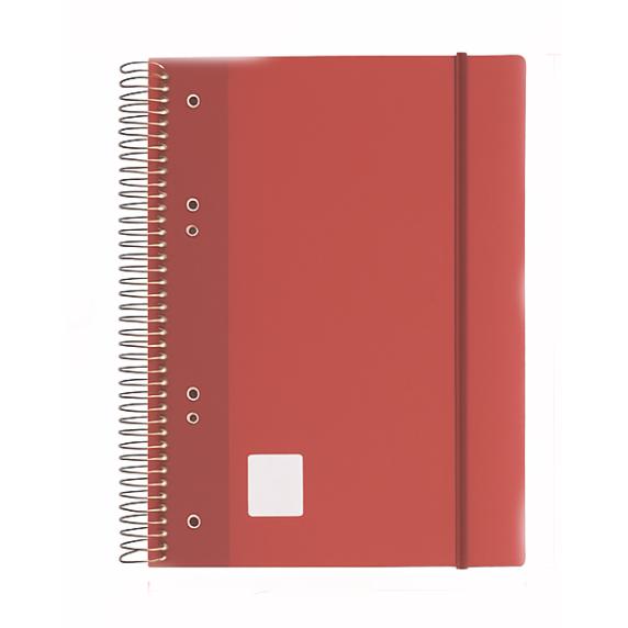 SNOWDVANCE Pack de 6 Cuadernos A4/A5 con Tapa Dura – 120 Hojas, Cuadrícula 5x5, Papel de 90g/70g/m² – Con Separadores – Ideal para Estudio y Oficina