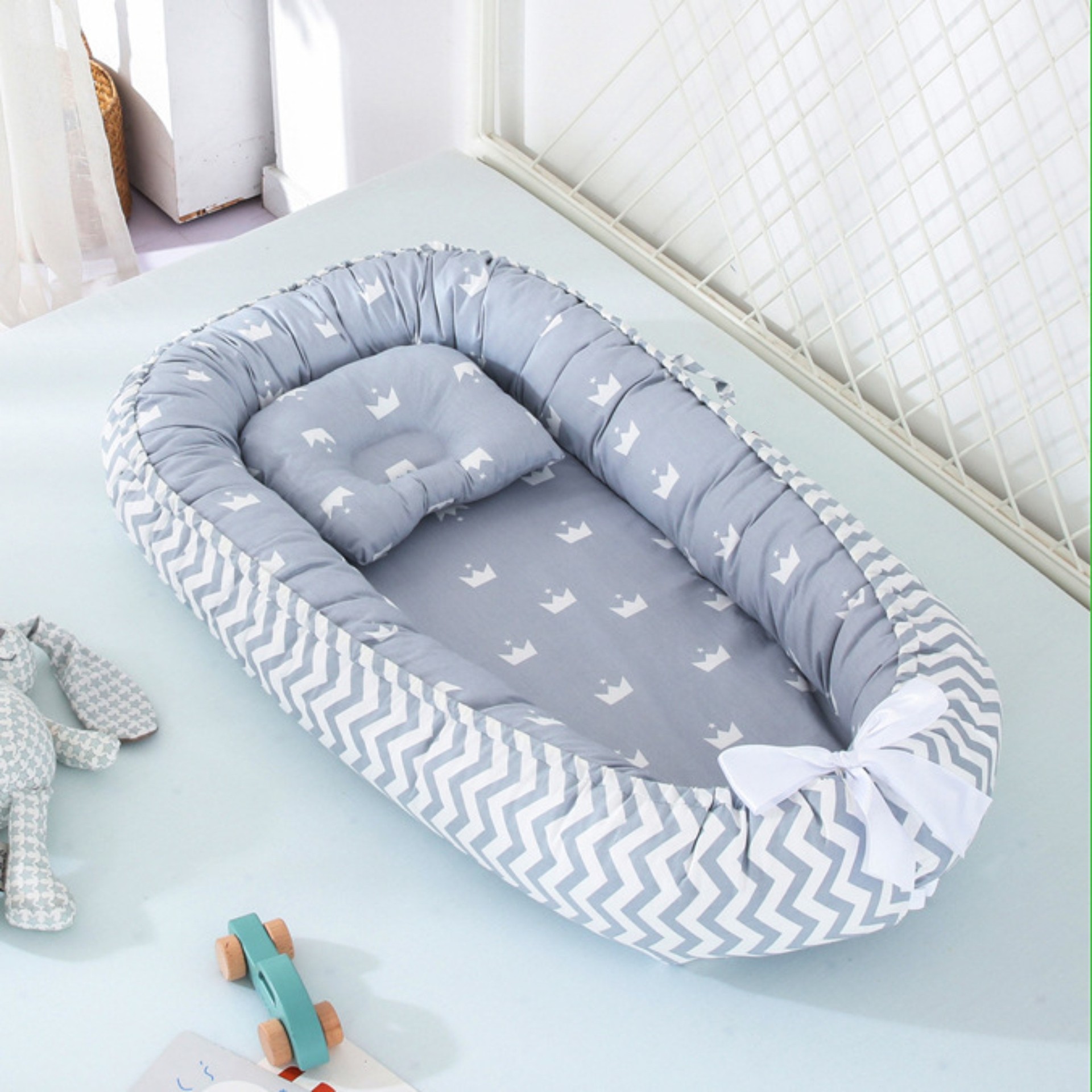 CA Cuna extraíble, cuna biónica para recién nacidos, lavable a máquina, cuna biónica para útero, suministros para madres e hijos.