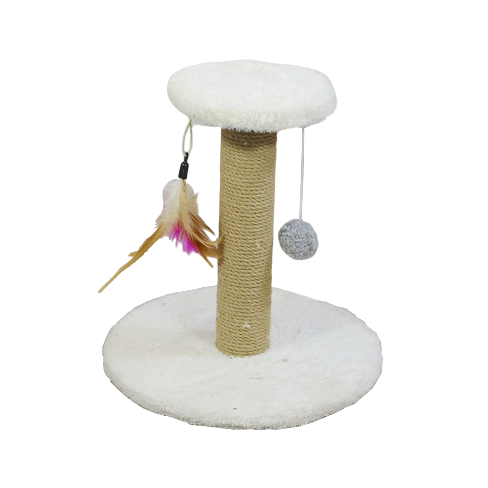 TK Postrero De Gato Para Masticar Y Escalar Con Cordón De Sisal Juguete Interactivo Para Gatos Pequeños Y Gatitos En Interiores