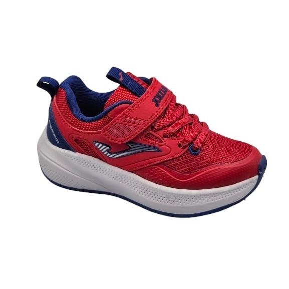 Joma - Zapatillas deportivas para niños Joma Ferro JR2506, ideales para deporte y uso diario, color rojo, diseño cómodo y resistente
