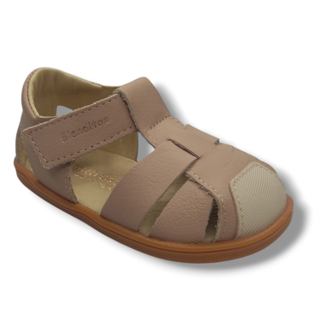 Blanditos by Crio's Sandalia Cerrada Niño Crios COSTA BEIG26V Respetuoso calzado niños Blanditos Summer ROYALE CORDONETS