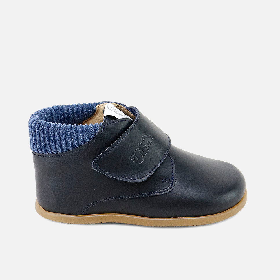 Botitas clasicas piel napa azul Elisoft | Eli 1957
