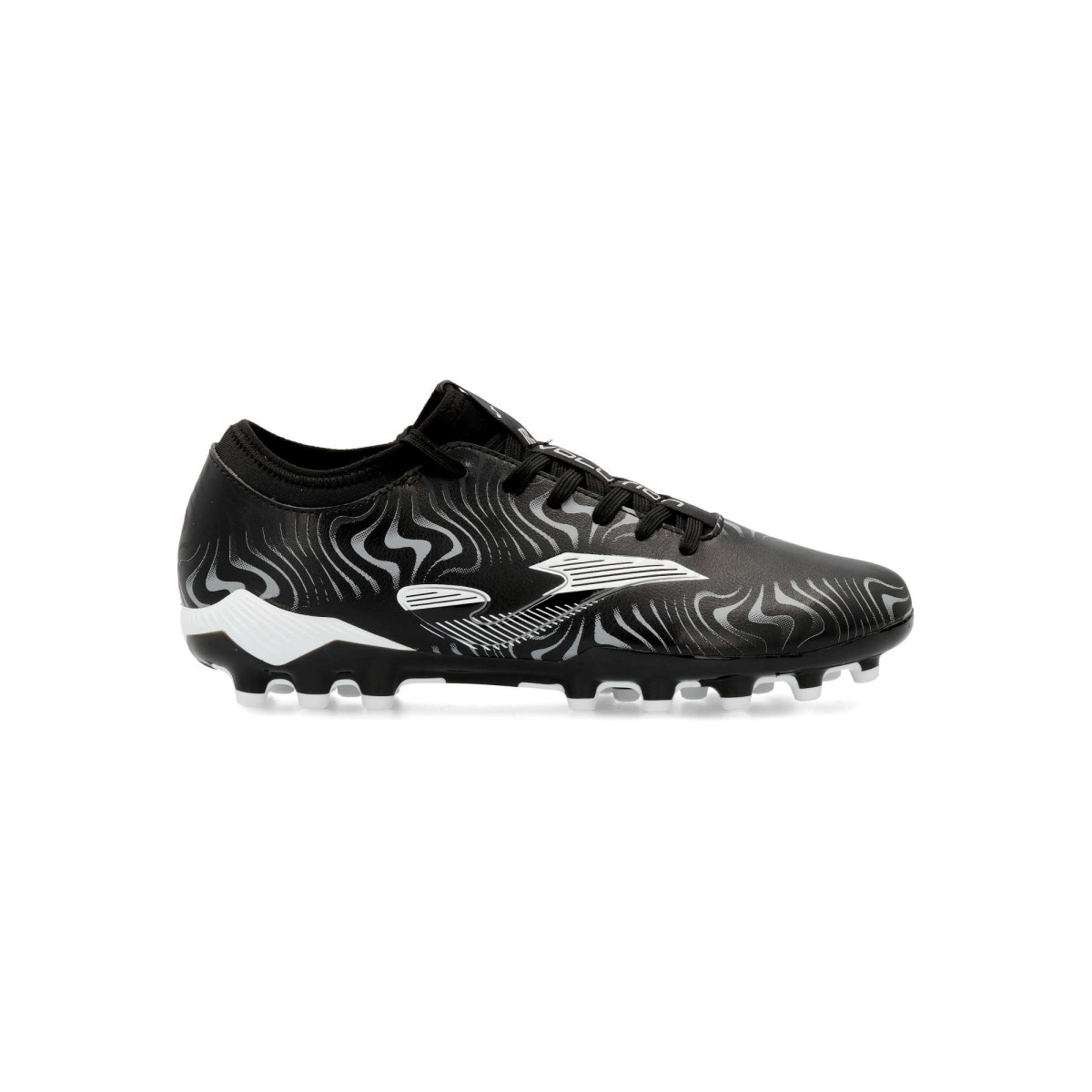 Joma - Botas de fútbol Evolution para césped artificial (AG), upper de piel sintética ligera sin costuras, ideales para mejorar técnica, control del balón y velocidad