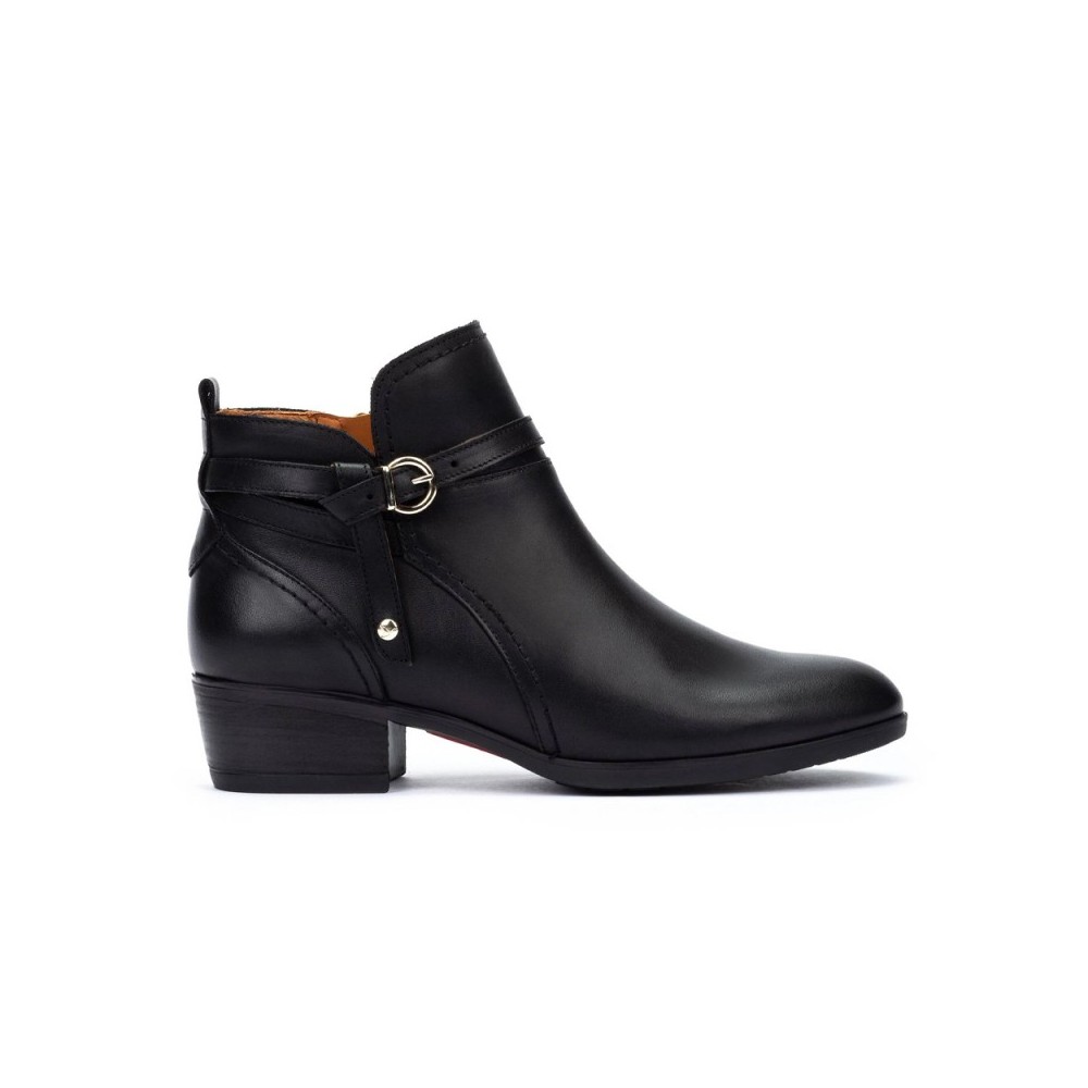 Pikolinos - Botines de mujer W1U-8901 planos sin tacón, ideales para otoño e invierno, diseño elegante y funcional