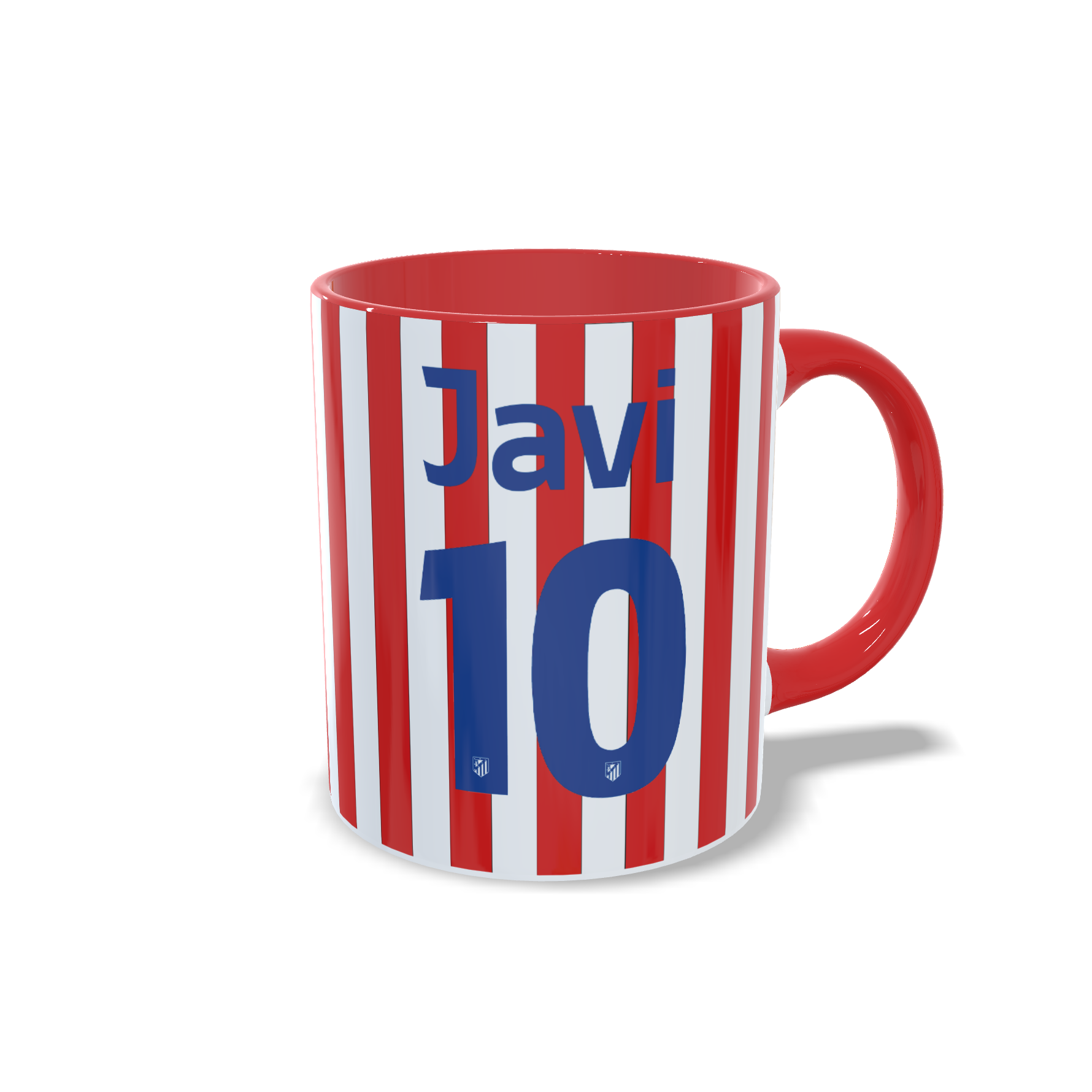 Taza Personalizada Estilo colchonero con Nombre y Número – Cerámica Prémium de Alta Calidad. Conecta+y+compra