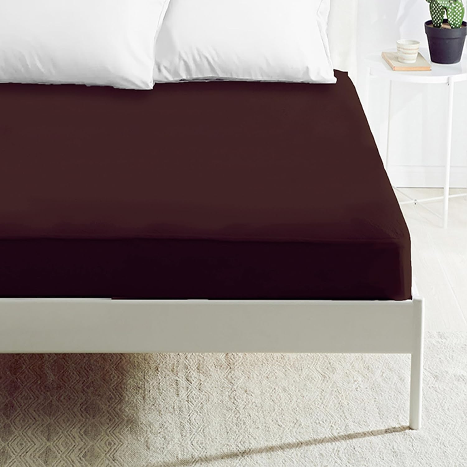 Sabanas Bajeras Ajustable para Cama 90/105/135/160/180cm, Sábana Bajera para colchón de hasta 30cm de Alto, Bolsillo Profundo - Microfibra de Poliéster,Tacto Suave y Cómodo.