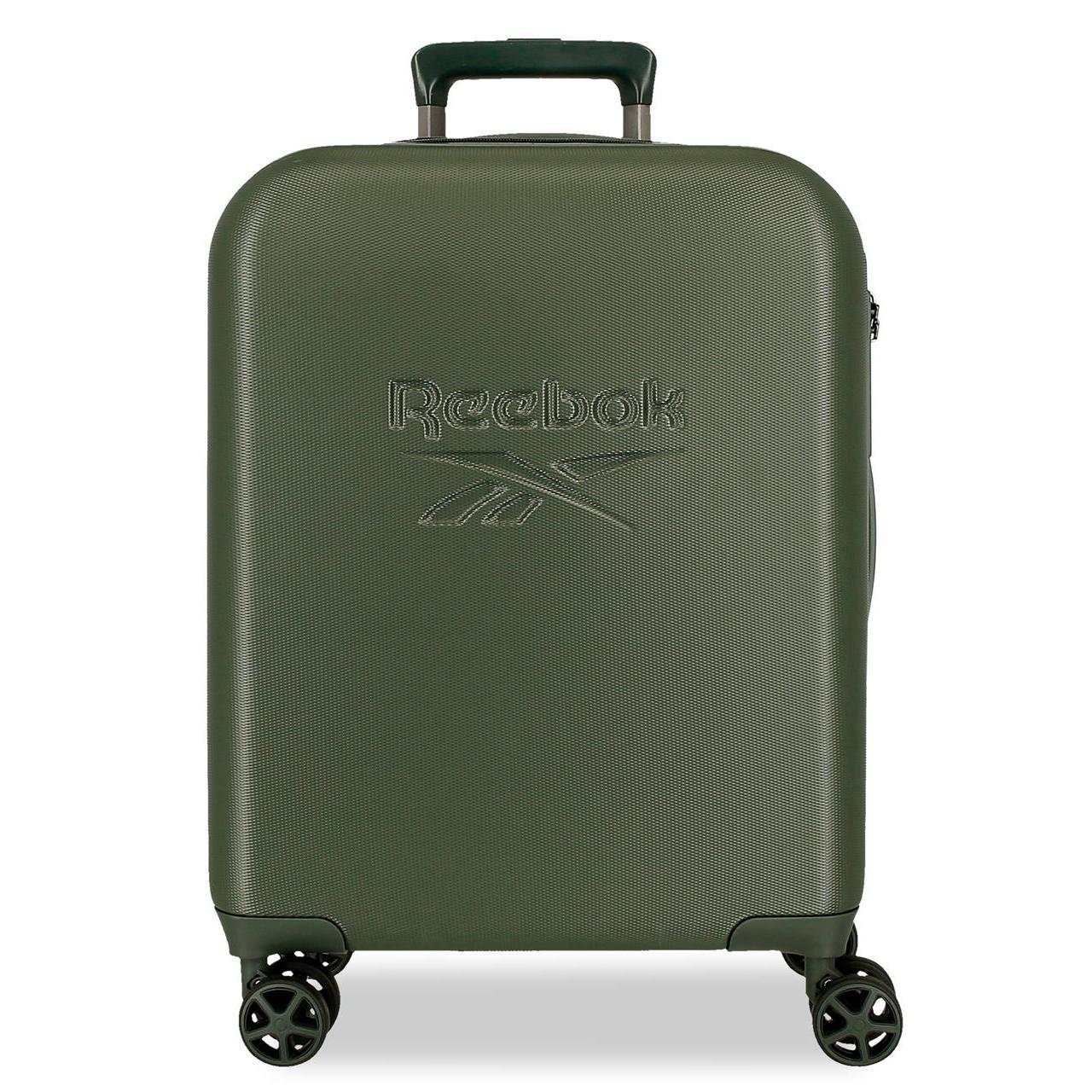 Maleta de cabina Reebok Franklin ABS con capacidad de 44L Caqui