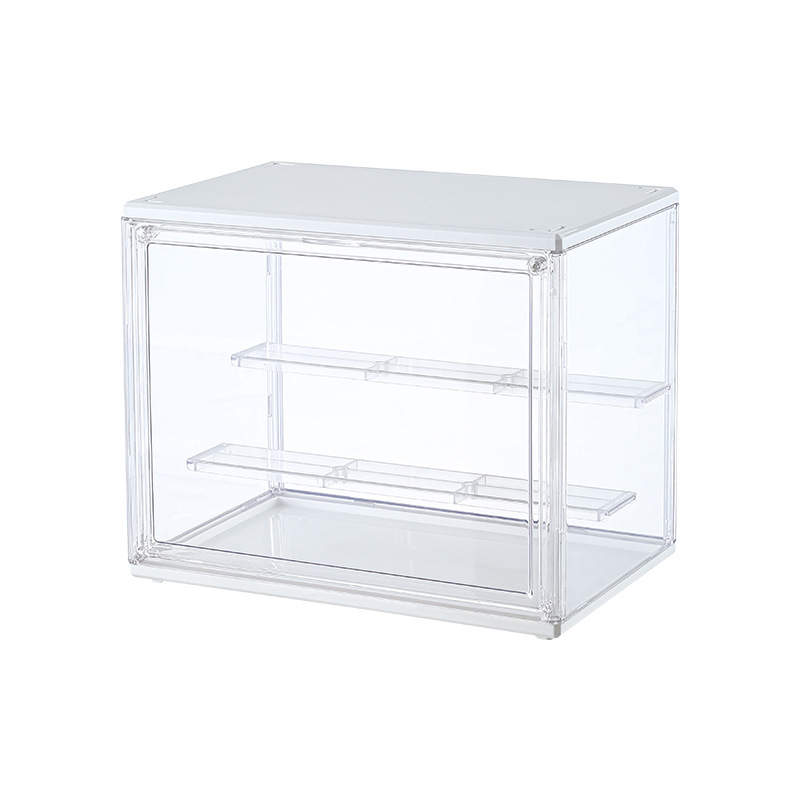 TK Caja De Exhibición De Acrílico De 3 Capas Para Figuras Y Muñecas Caja De Almacenamiento Transparente Plegable Para Coleccionables