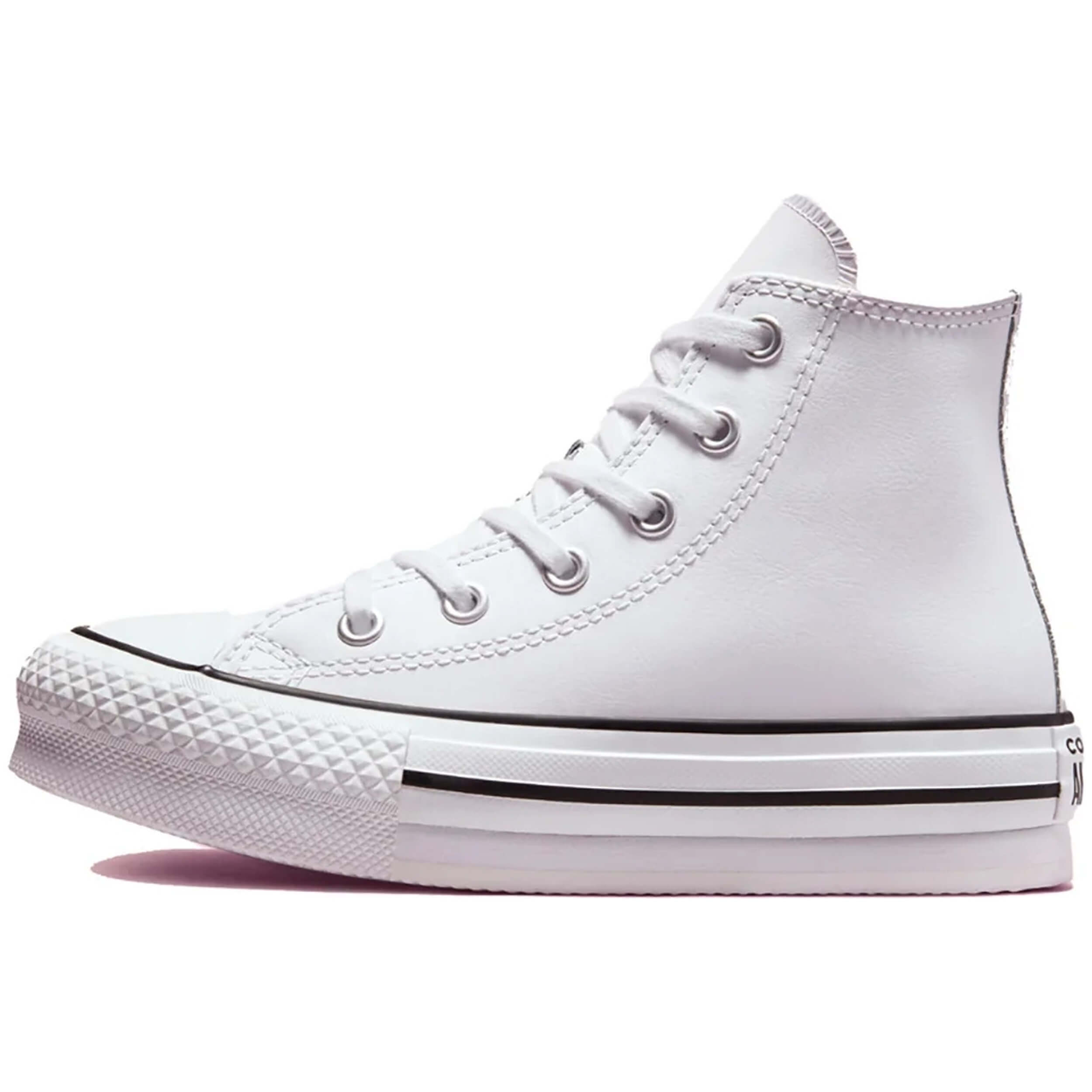 Bota Media marca Converse modelo A01016C para junior en color blanco