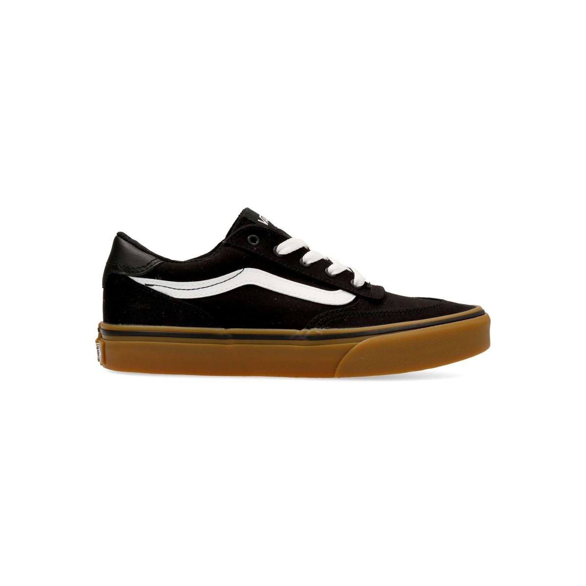 Vans - Zapatillas deportivas Brooklyn LS para mujer, estilo casual de lona con suela de goma color caramelo y cuello acolchado