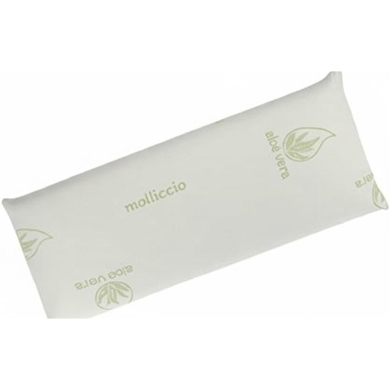 Almohada viscoelástica, núcleo 100% viscoelastico, tejido Aloe vera, anti ácaros Molliccio, GADETEX