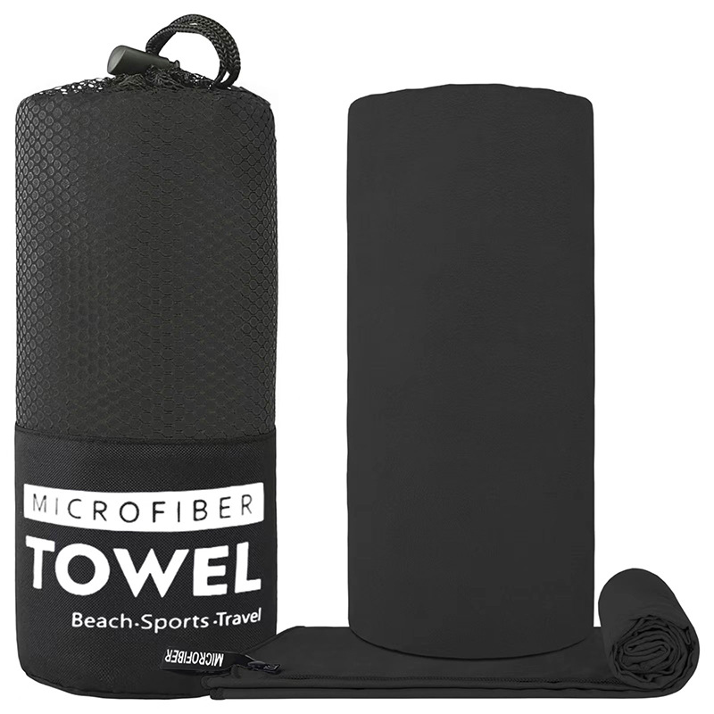 TK Toalla Deportiva De Microfibra Secado Rápido Con Bolsillo Para Yoga Playa Gimnasio Y Piscina Absorbente Ultraligera Portátil