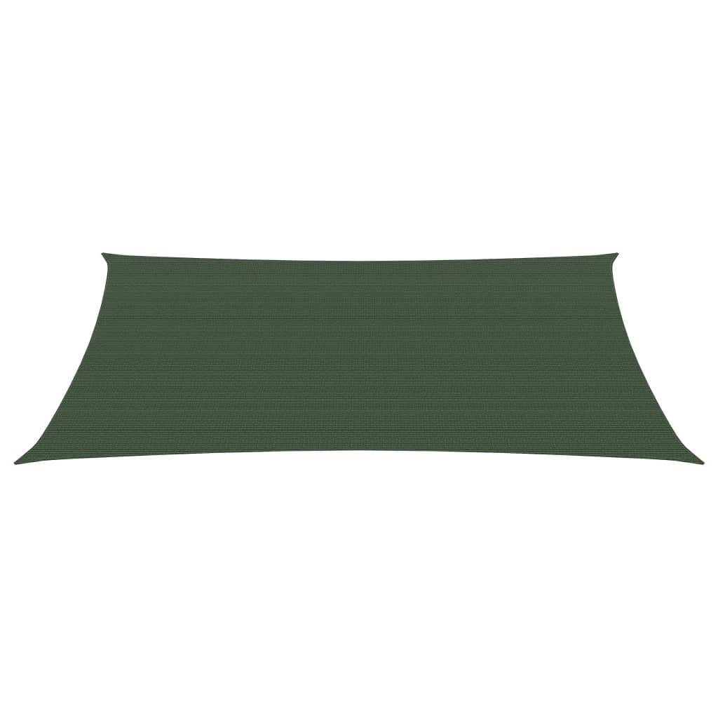 vidaXL Toldo de vela HDPE 160 g/m² 3,5x4,5 m Color Antracita, Beige, Crema