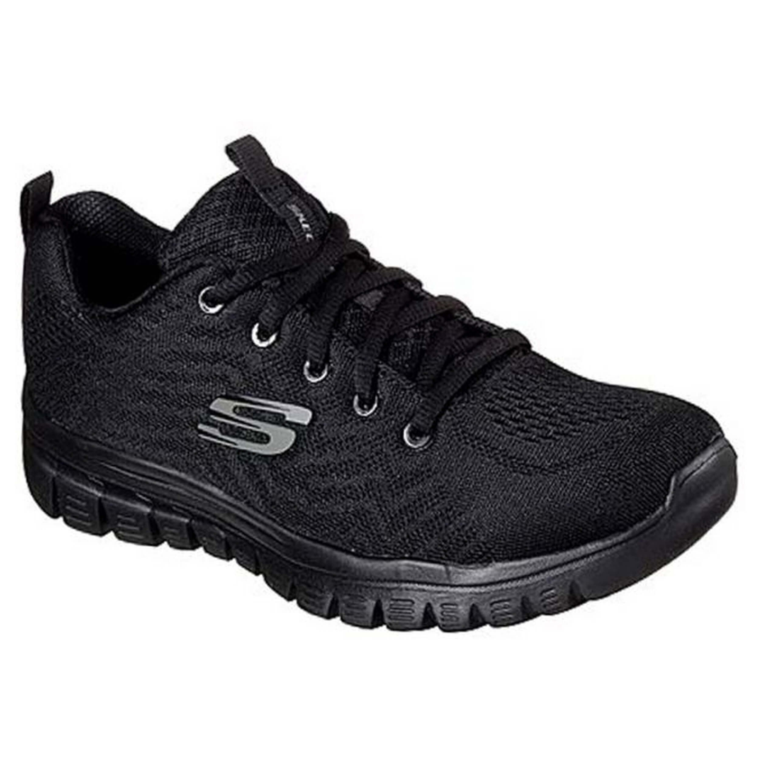 Calzado Sportswear marca Skechers modelo 12615Bbk para mujer en color negro