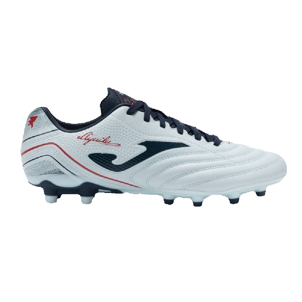 Botas de Fútbol Joma Aguila 2505 Blanco Grisáceo con Gran Estabilidad y Control en el Campo