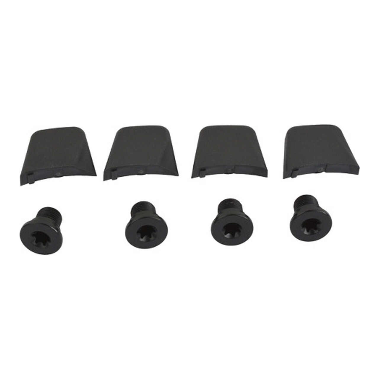Kit De Tornillos De Aluminio Con Tapas Para Plato En Pack De 4 Red/Force Axs 1X 12V Bcd 107 M8x6.5X3.4 421579414