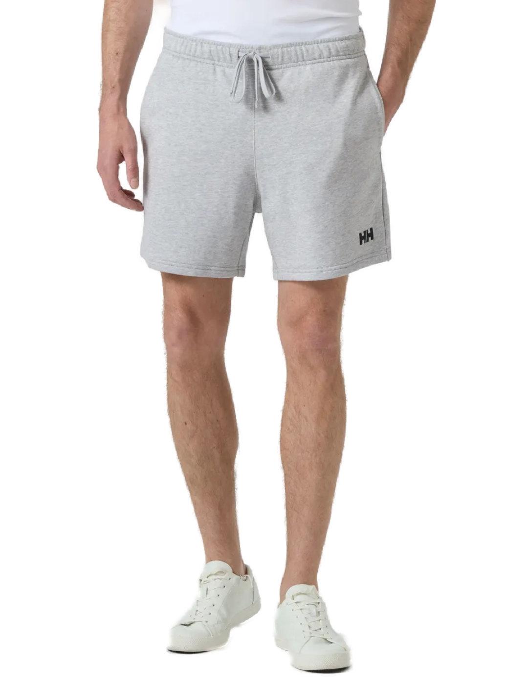Short Helly Hansen deportivo gris claro para hombre