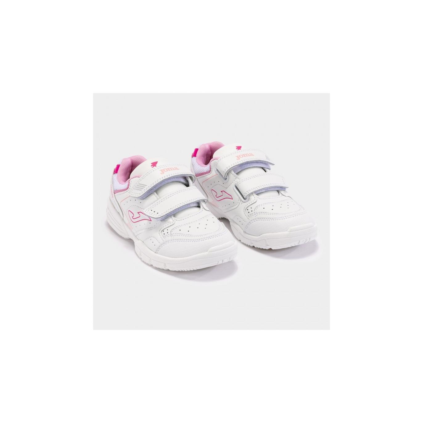 JOMA ZAPATILLAS CASUAL W SCHOOL JR 2410 WHITE PINK BLANCO