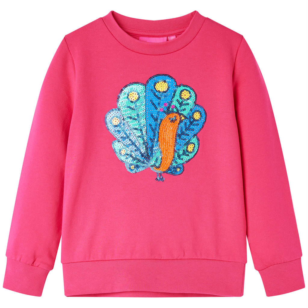 Sudadera infantil chillón 140 en color Rosa/Ocre