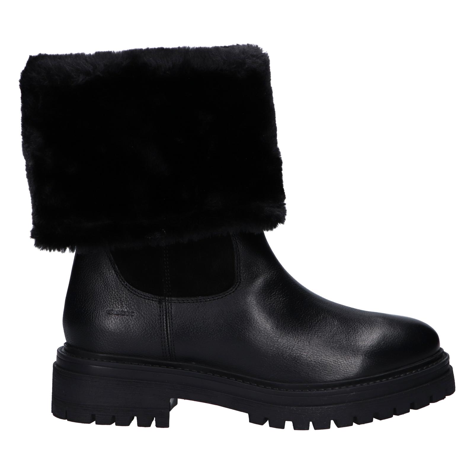 Women's boots geox d04hrm 02246 d iride c9999 black