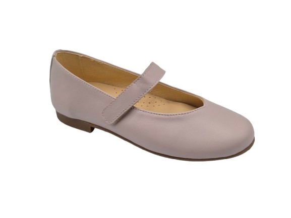 Andanines - Merceditas de piel para niñas, modelo 261552, estilo formal y elegante en color maquillaje, ideal para ocasiones especiales y eventos infantiles