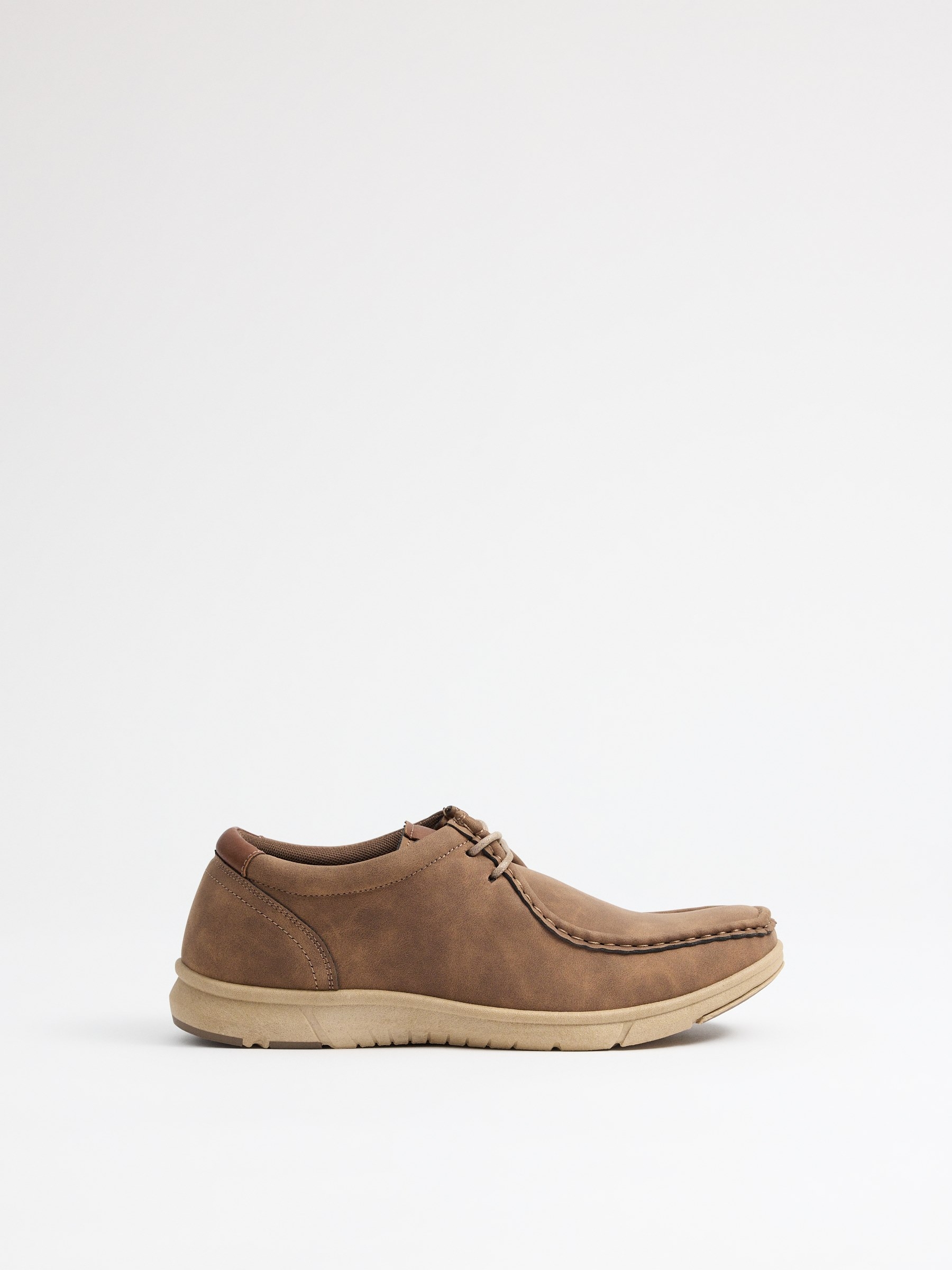 Zapatos náuticos clásicos de polipiel mate, con plantilla Inside Comfort y suela de goma flexible