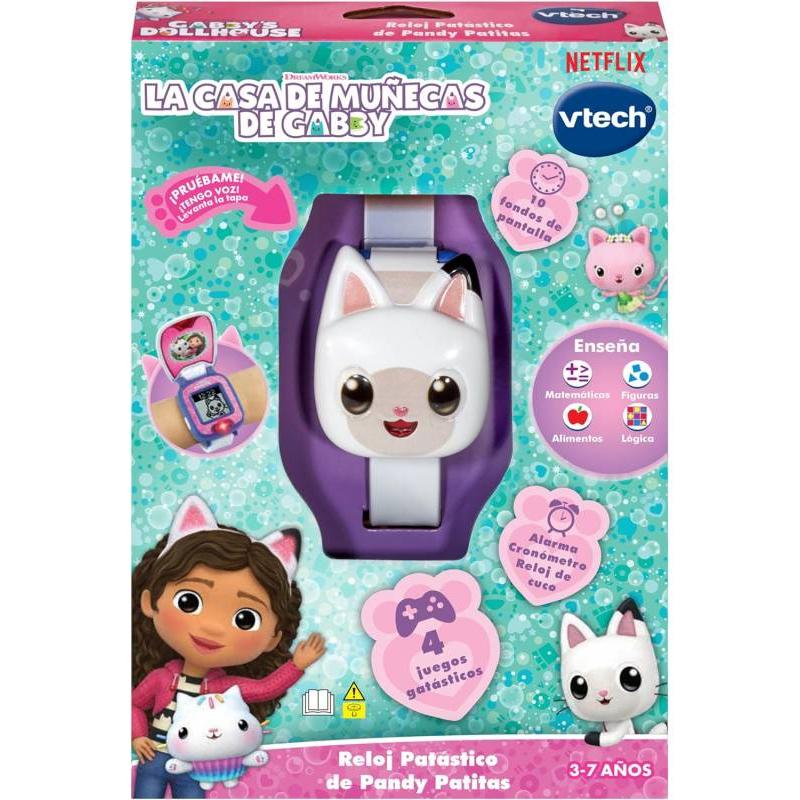 VTech – Juguete electrónico Reloj Patástico de Pandy Patitas Gabby’s Dollhouse Vtech.