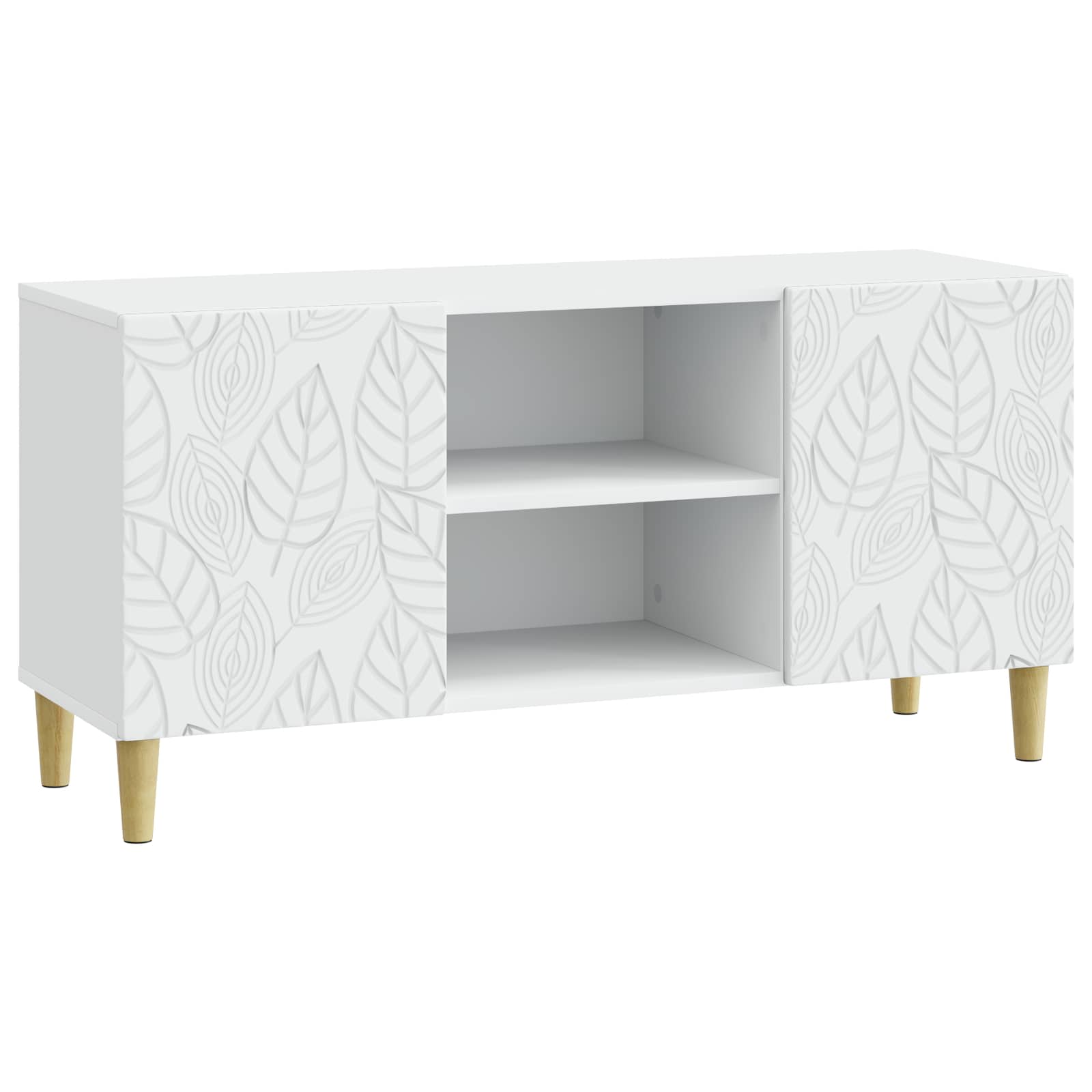 vidaXL Mueble de TV 102 x 34,5 x 50 cm  Madera de ingeniería Multicolor