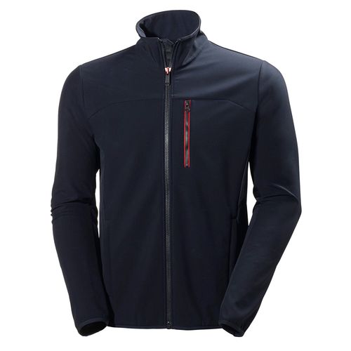 Chaqueta Helly Hansen Crew Softshell Jkt Azul Marino Cortavientos Resistente Al Agua Transpirable Cómoda