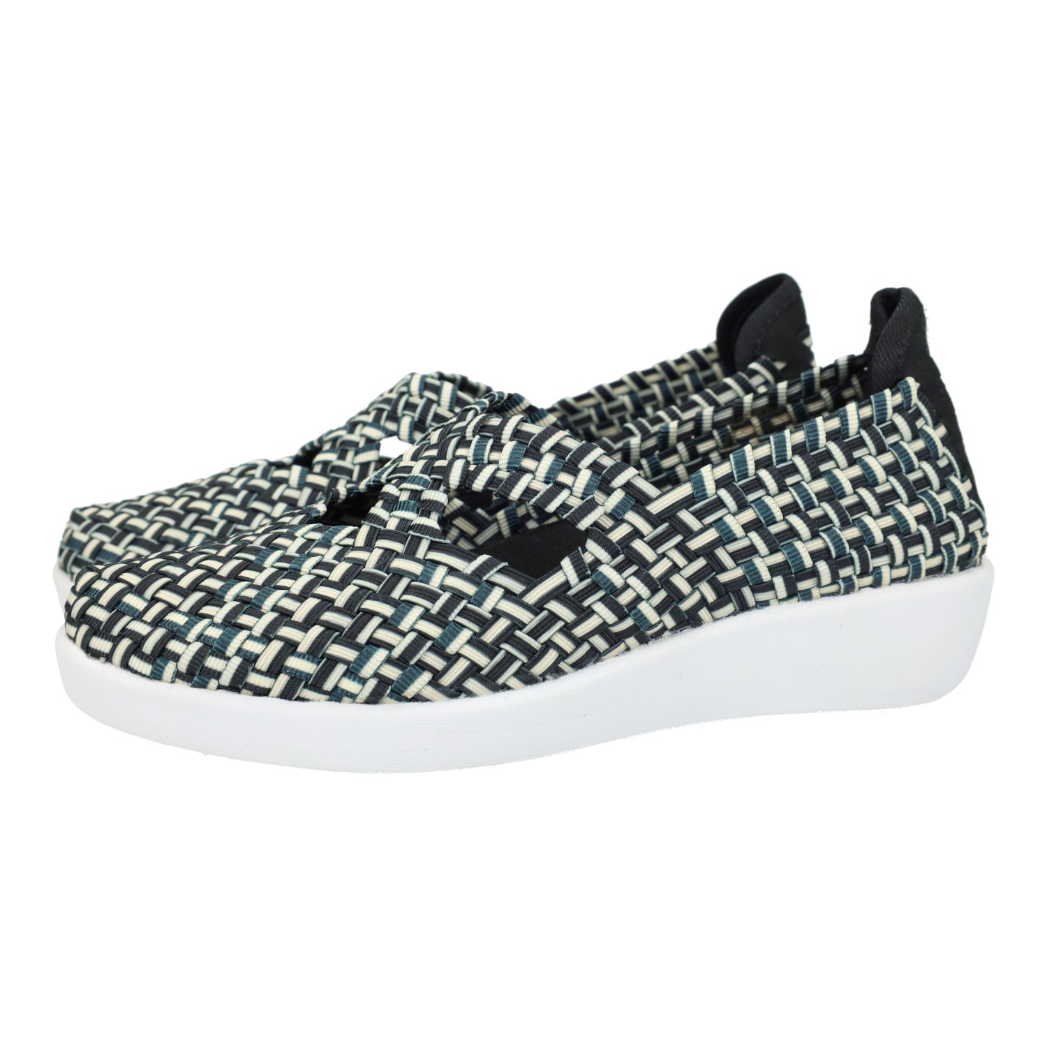 Zapatillas marca DOCTOR CUTILLAS para mujer en color negro. Zapatillas ligeras para mujer, zapatillas cutillas para mujer, plantilla extraible, zapatillas lycra para señora