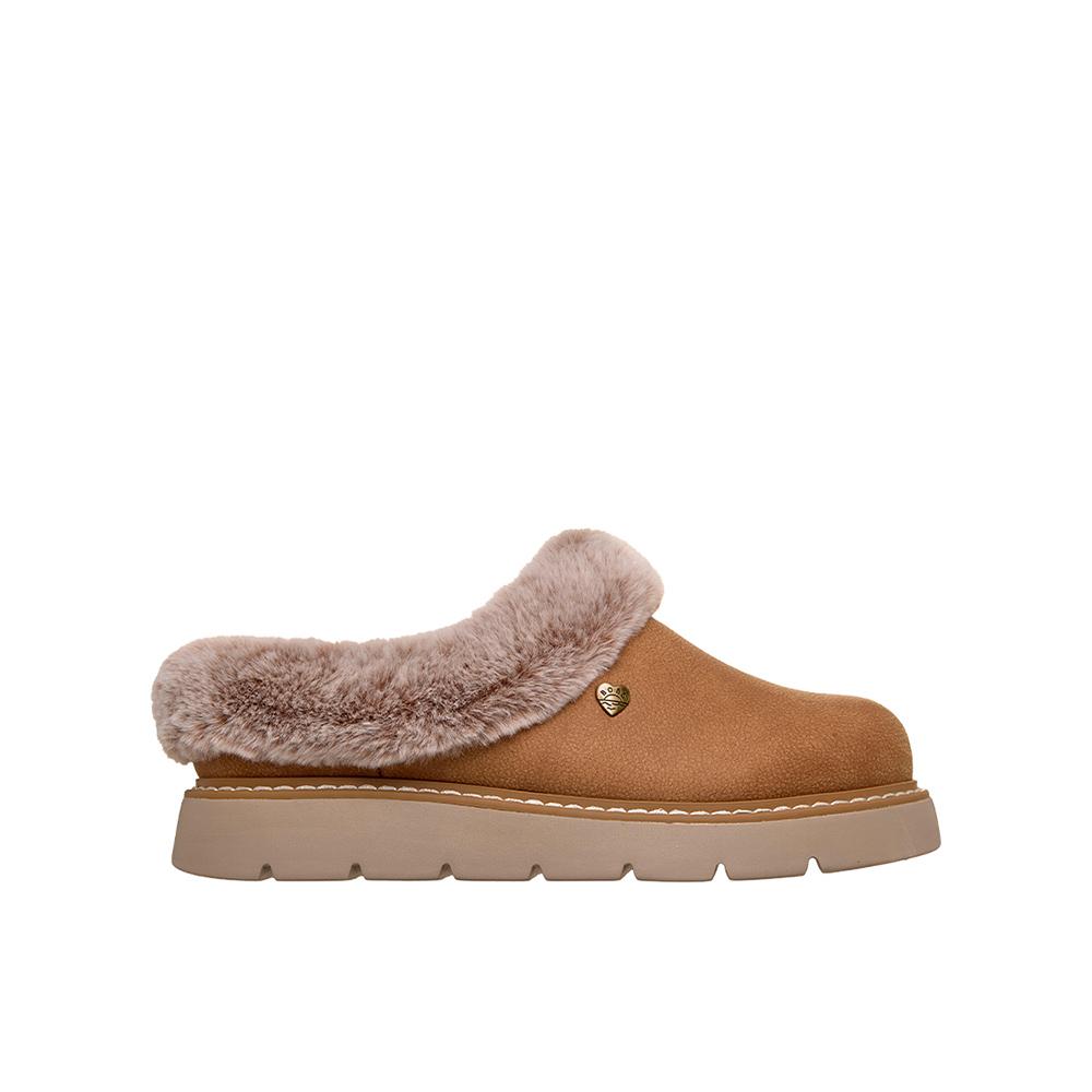 Skechers Keepsakes Lite Zuecos para mujer marrones en ante 85574