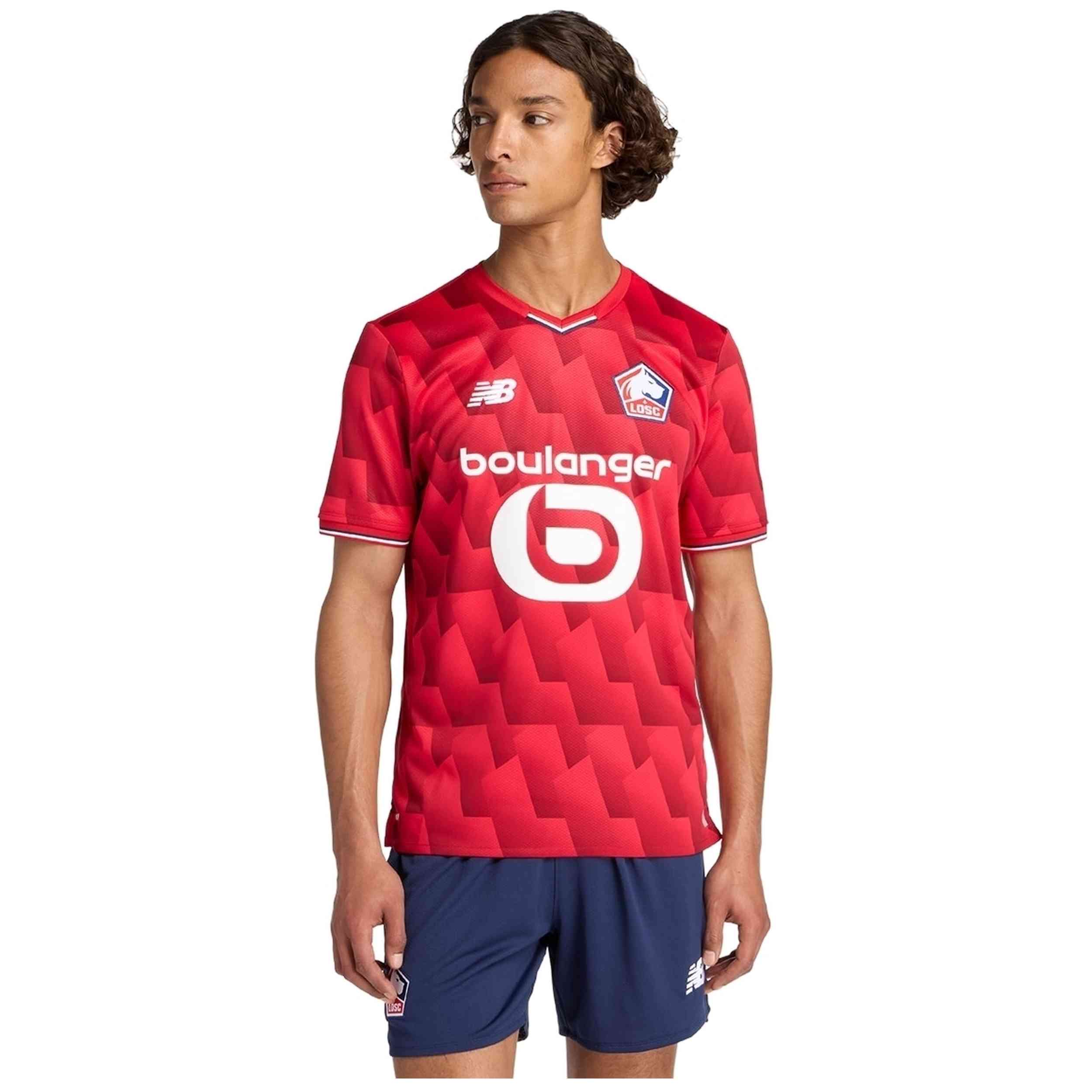 Camiseta De Manga Corta New Balance modelo MT230454HME para Hombre en color Rojo