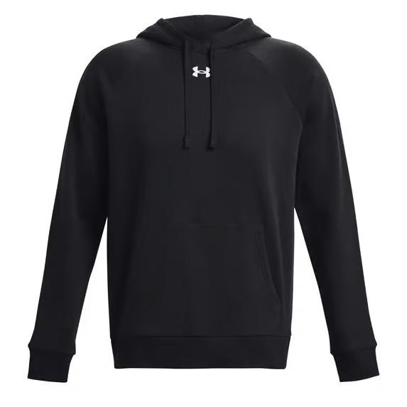 Sudadera Under Armour UA Rival Fleece con tejido Fleece de mezcla de algodón ultrasuave  / 1379757-001-001-Black-White