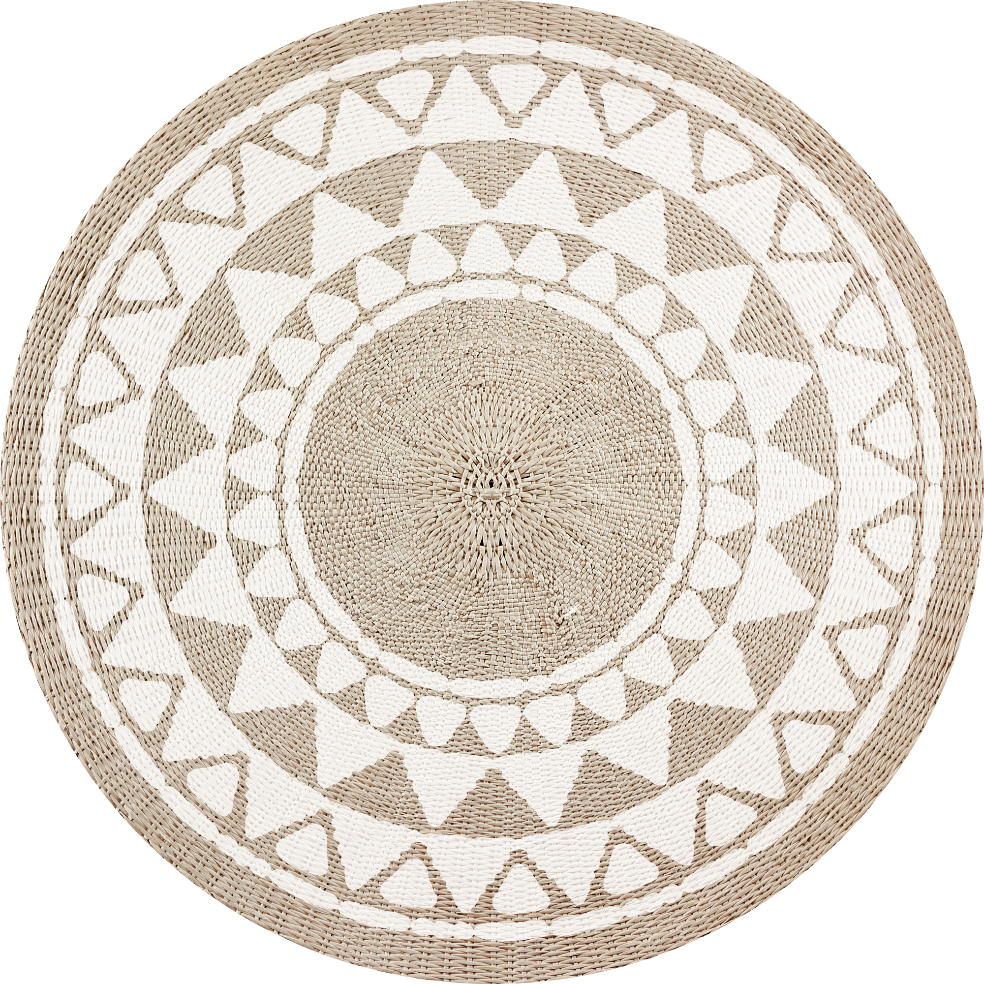 VINILIKO, Alfombra de vinilo Khamba rattan [Diam] 100 cm