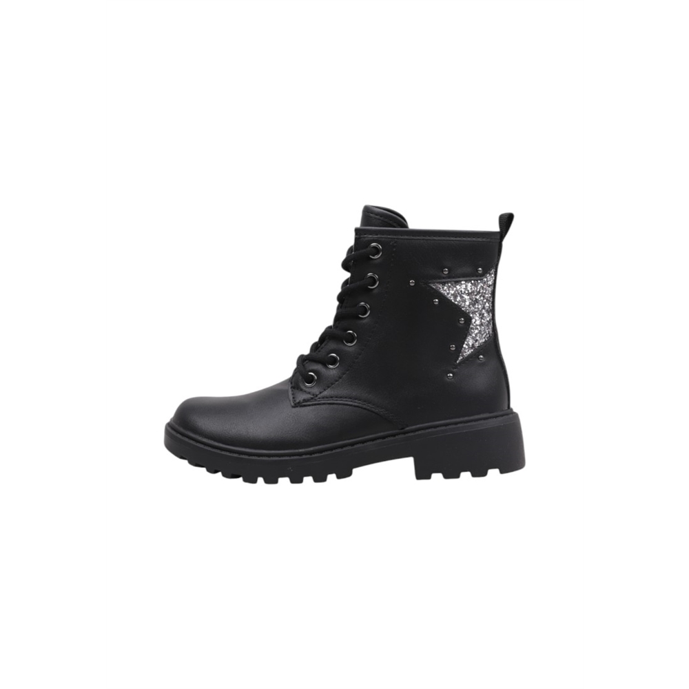 Geox J CASEY GIRL G  Botas Planas Niña Negro