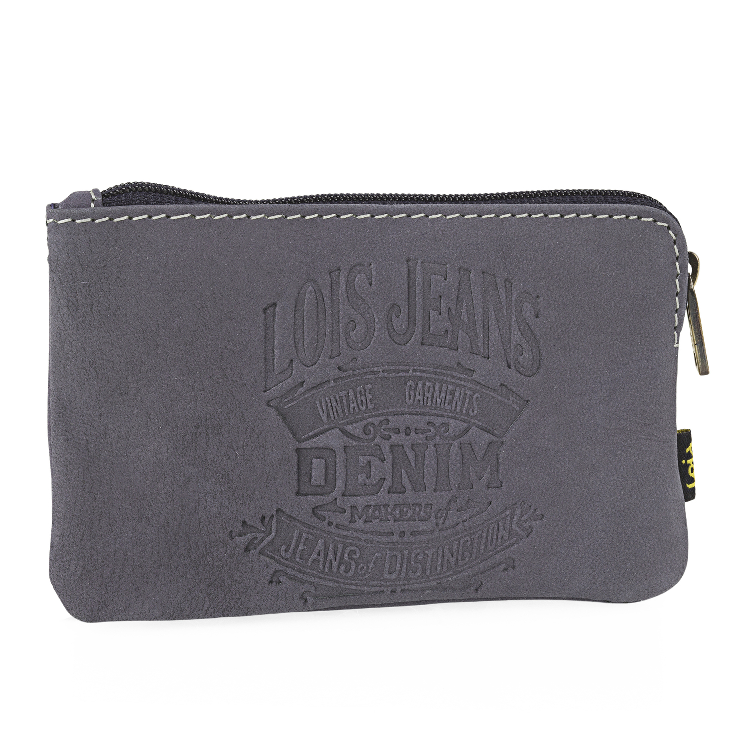 Lois - Monedero Hombre Pequeño - Carteras Para Hombre Piel Genuina - Monedero Mujer - Billeteras Para Hombre. Cartera Tarjetero Hombre Con Llavero Incluido - Cartera Hombre Con RFID 201702
