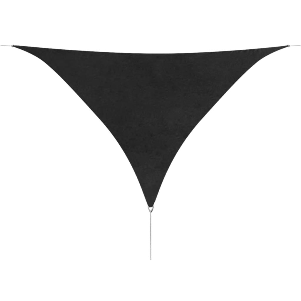 vidaXL Toldo de vela triangular tela Oxford 5x5x5 m Multicolor