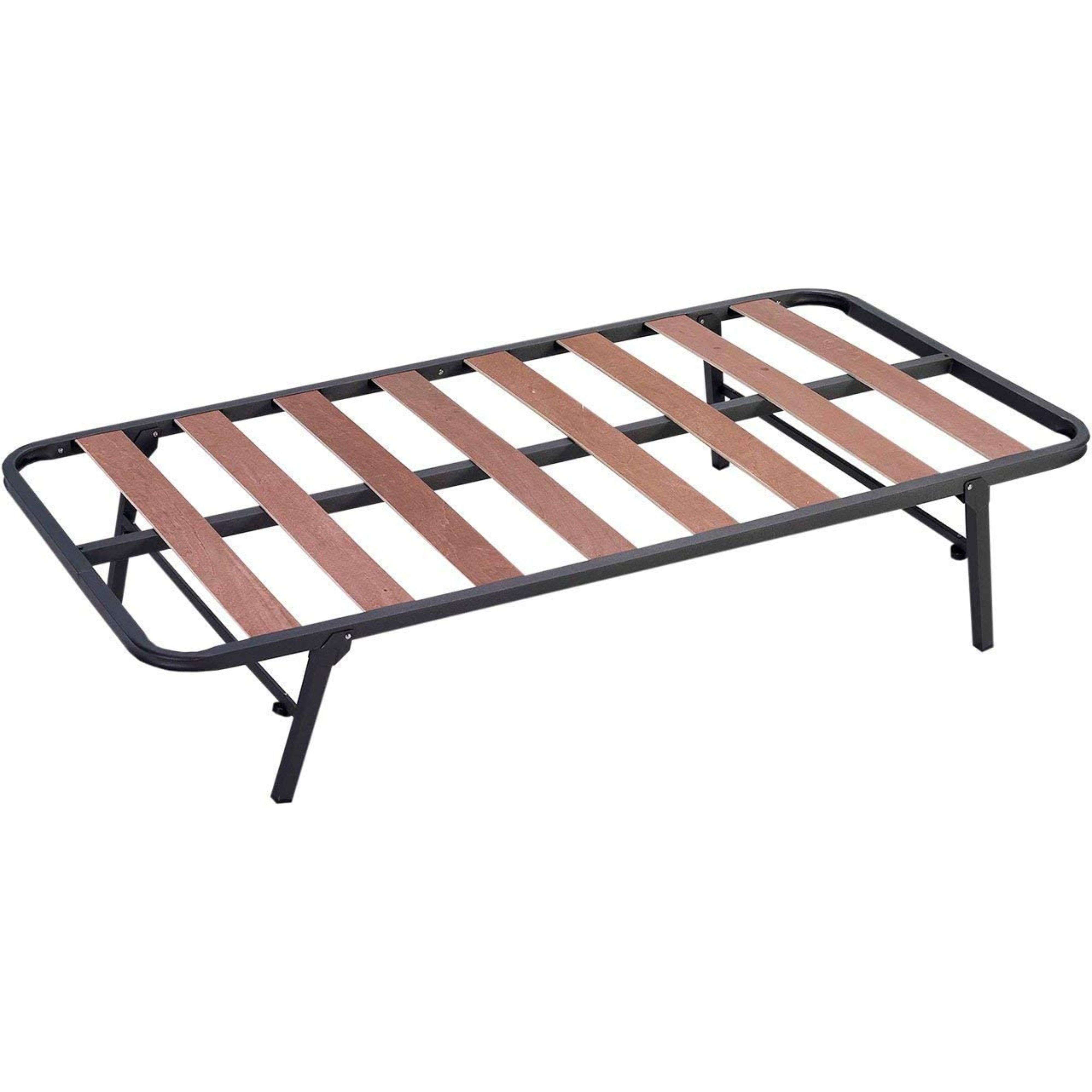 Miroytengo Somier Cama Canguro Parte Inferior Con Pata Plegable Y Ruedas Balda Ancha Tubo De 30x30 mm