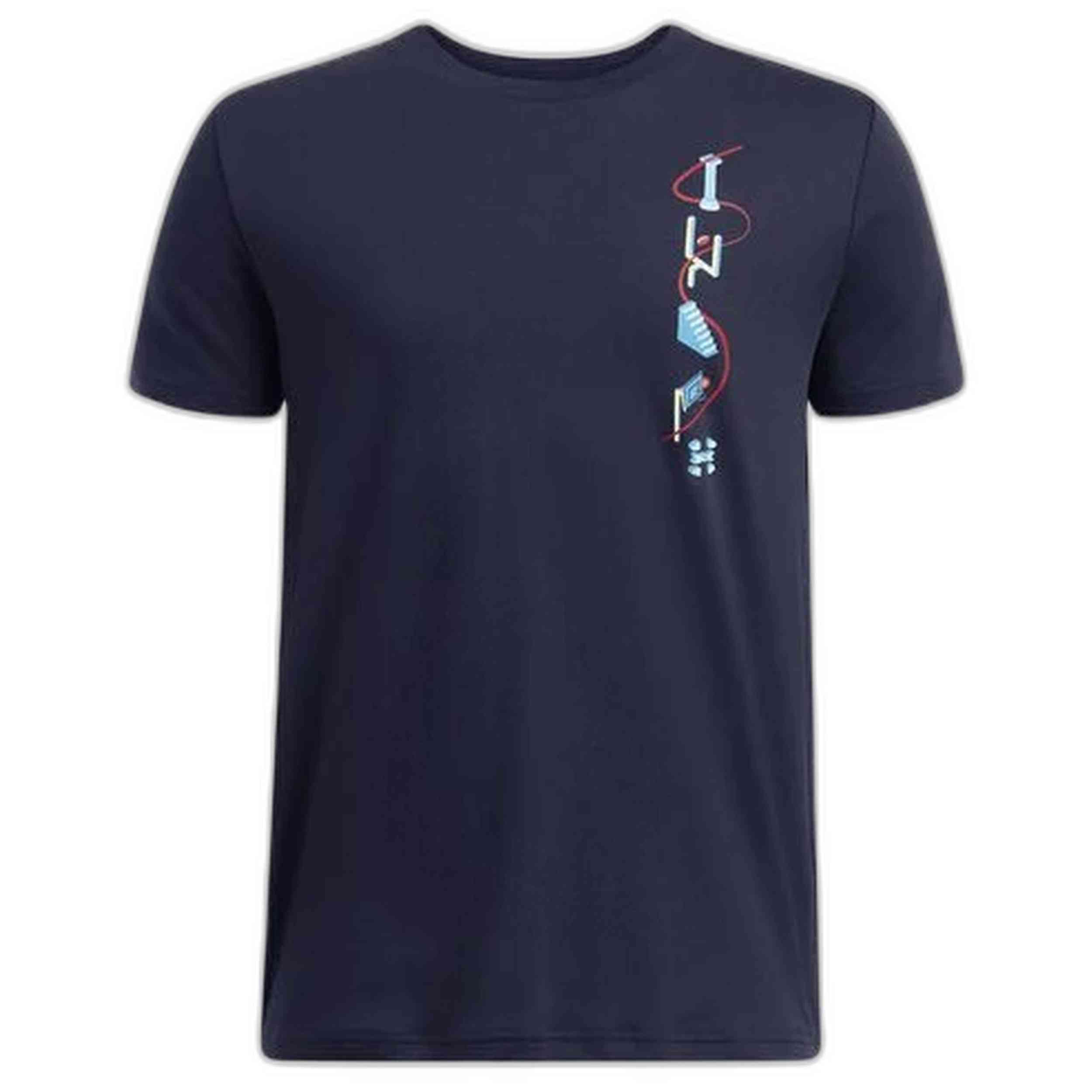 Camiseta De Manga Corta Under Armour para Niños en color Azul