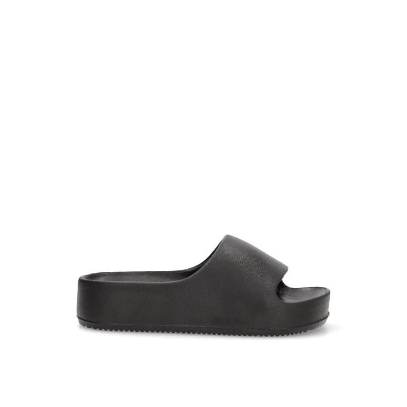 Chanclas Sandalias Playa Pala Xti - Mujer - Suela Doble - Modelo 143900 - Color Negro