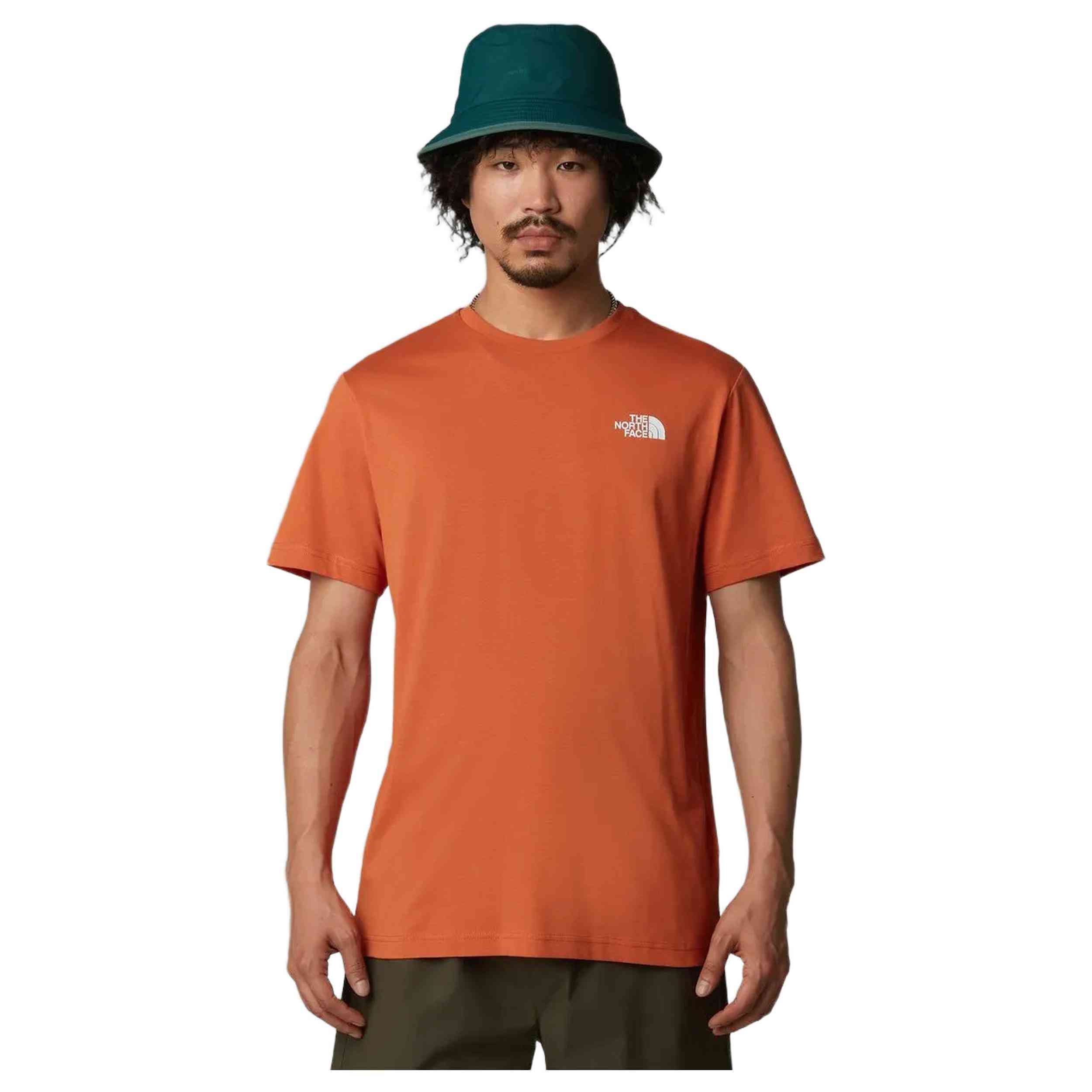 Camisetas De Manga Corta The North Face modelo NF0A87NP6D21 para HOMBRE en color Naranja