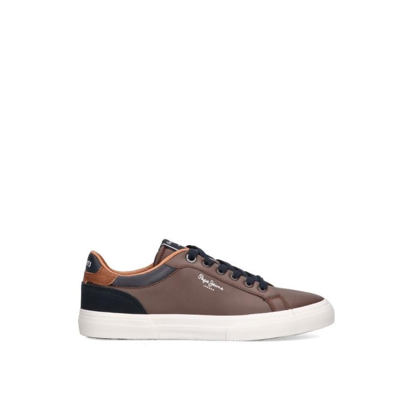 Zapatillas Casual Pepe Jeans - Hombre - Suela Plana - Modelo Pms30839 - Color Marron