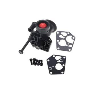 CA Kit de carburador metálico para cortacésped con herrajes de instalación, compatible con Briggs & Stratton 499809, 498809A y 494406