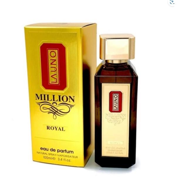 Perfume arabe Million royal La Uno 100ml, Fragancia masculina intensa, dulce, intensa, Colonia de hombre oriental , lujosa